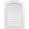 Ekena Millwork Arch Top Surface Mount PVC Gable Vent: Non-Functional, w/ 3-1/2"W x 1"P Standard Frame, 24"W x 32"H GVPAR24X3201SN - alternate 1